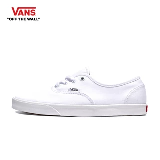 VANS AUTHENTIC LOWPRO - WHITE/WHITE รองเท้า รองเท้าผ้าใบ ผู้ชาย ผู้หญิง