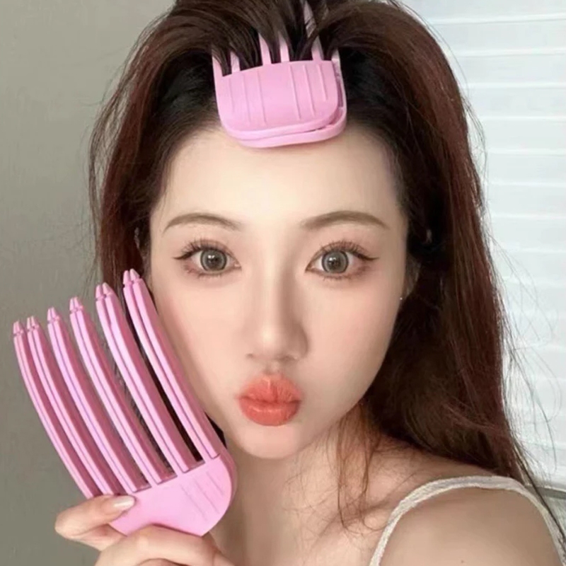รากผมหวีรูปลมเพื่อสร้างกิ๊บติดผมไร้รอยต่อสำหรับผมนุ่มสลวยเครื่องประดับผมประดิษฐ์