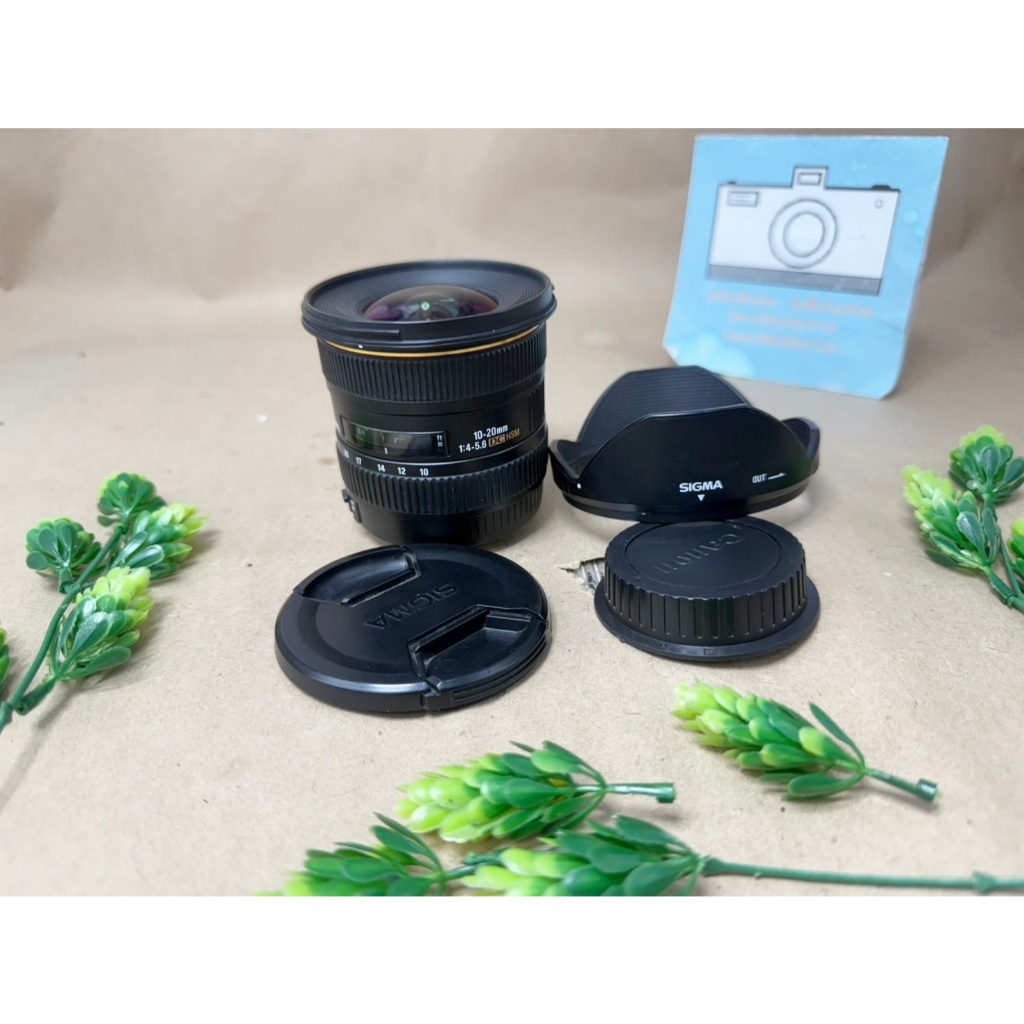 sigma 10-20f4-5.6 (Canon) พร้อมฮูด
