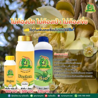 ฟิวชั่น ผสมเทียม  ติดผลได้แบบไม่ต้องปัดดอก ยกระดับการติดผล