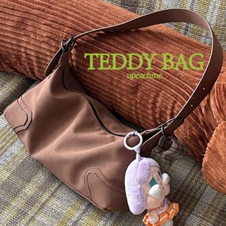 upeachme(F0001) Teddy Bag กระเป๋าสะพายไหล่/ครอสบอดี้ (มี2สาย…