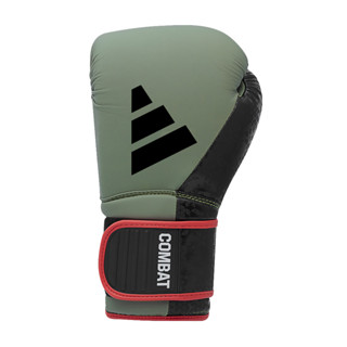 นวมมวย adidas COMBAT 50 GLOVES สี Orbit Green/Black/Orange (…