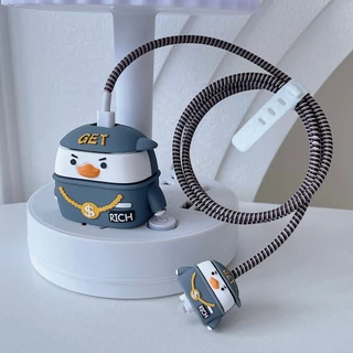 【ส่งจากไทย 18w/20w】 114 ลายเคส สายชาร์จ ลายการ์ตูนน่ารัก สำหรับ APPL0 Power Adapter 18W/20W ตัวถนอมสายชาร์จ Cable