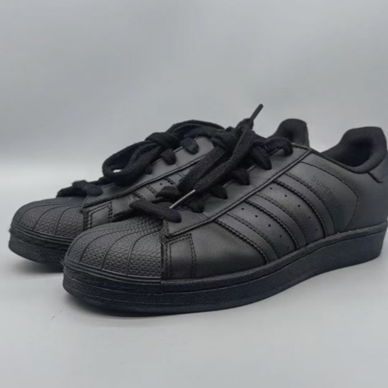 Adidas Originals SUPERSTAR รองเท้าผ้าใบหุ้มข้อต่ำสำหรับผู้ชายและรองเท้าลำลองสำหรับผู้หญิง กันลื่น ดูดซับแรงกระแทก