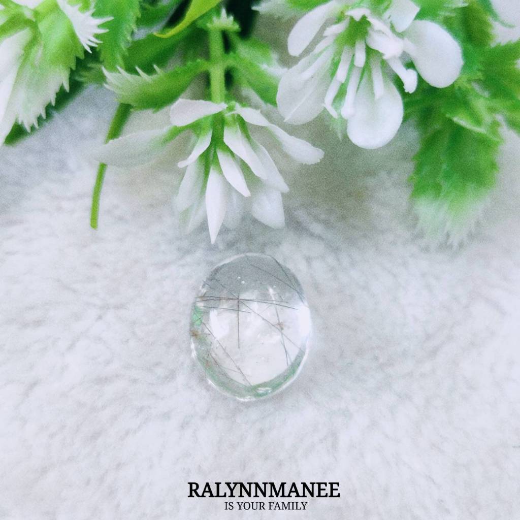 BR004 หินไหมดำแท้ (  Natural Black Rutilated Quartz ) ต้องการใบเซอร์+250 บาท สอบถามเพิ่มเติมทางข้อคว