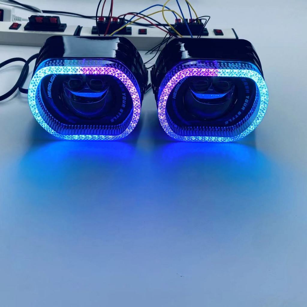 โปรเจ็กเตอร์ 3 นิ้ว EasyFit 2 เลเซอร์ bi LED-5D RGB แบบ O