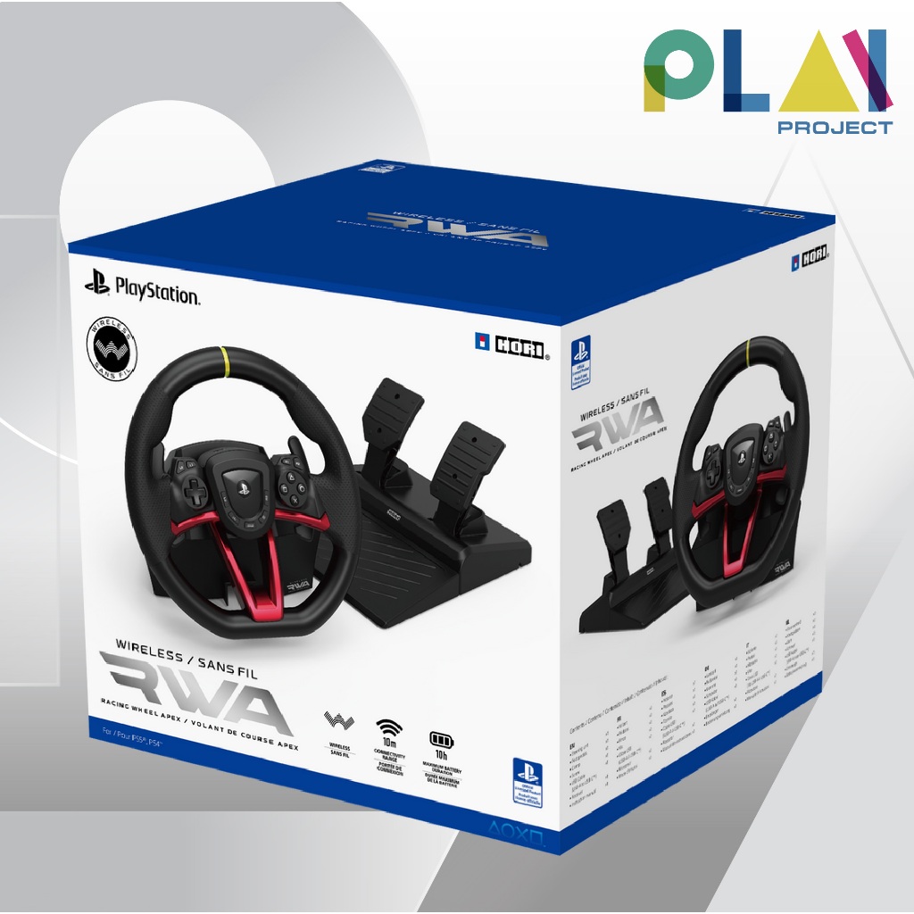 HORI Wireless Racing Wheel APEX for PlayStation4/5 [PC] [PS4] [PS5] [จอยพวงมาลัย] [มือ1]