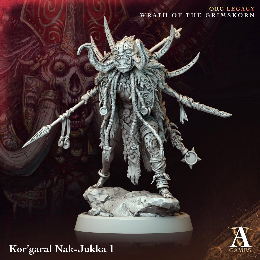 Orc Legacy - Wrath of the Grimskorn - โมเดล DnD miniature รูปที่ 2