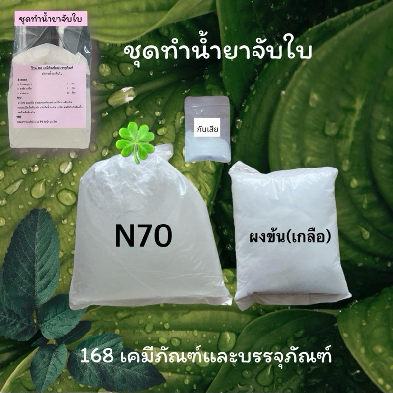 ชุดทำน้ำยาจับใบพืช🍀🍀