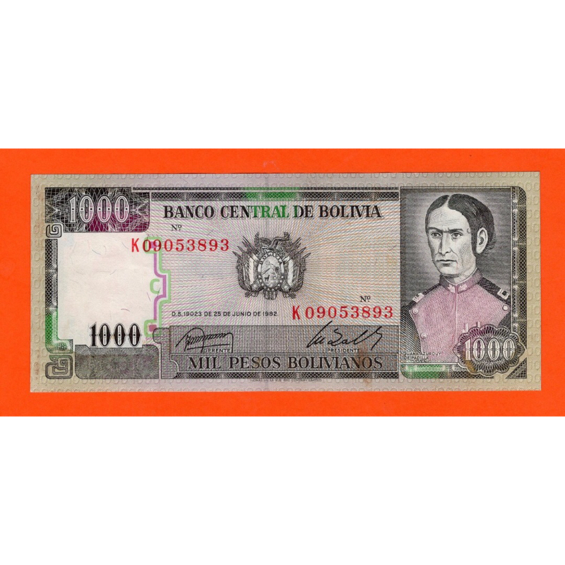 Bolivia ,1000 Pesos 1982