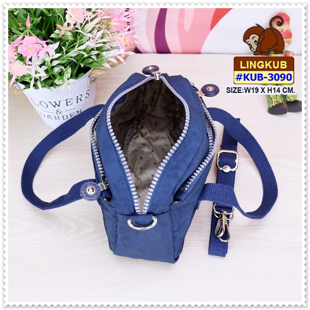 กระเป๋าใบเล็กถือได้ มีสายสะพาย รุ่น KUB-3090 ยี่ห้อ LING KUB #มีปลายทาง #กระเป๋าถือ #กระเป๋าสะพาย