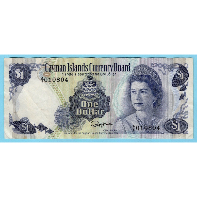 Cayman Islands , One Dollar 1974