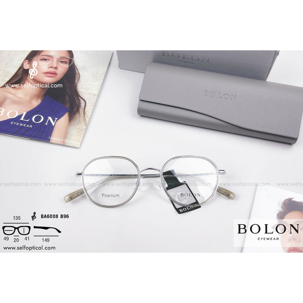 กรอบแว่น BOLON CAIRO BA6008 Size 49 ลิขสิทธิแท้ 💯%  by SELF Optical