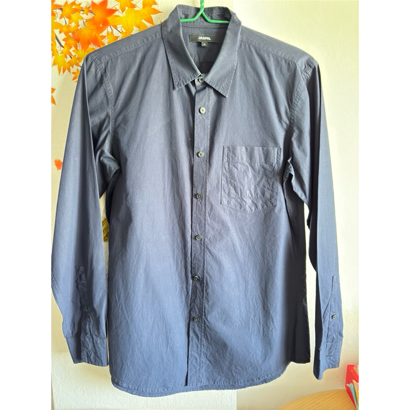 JASPAL เสื้อเชิ้ตผู้ชาย Size M สีน้ำเงิน ส่งต่อ สภาพใหม่มาก