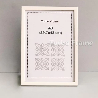 กรอบรูปแต่งบ้าน ขนาด A3 ,12x16" ,12x18",10x15",11x14" (DB345) ในราคาโรงงานTurbo Frame ผลิตและจำหน่ายพร้อมกระจก+ขาตั้ง