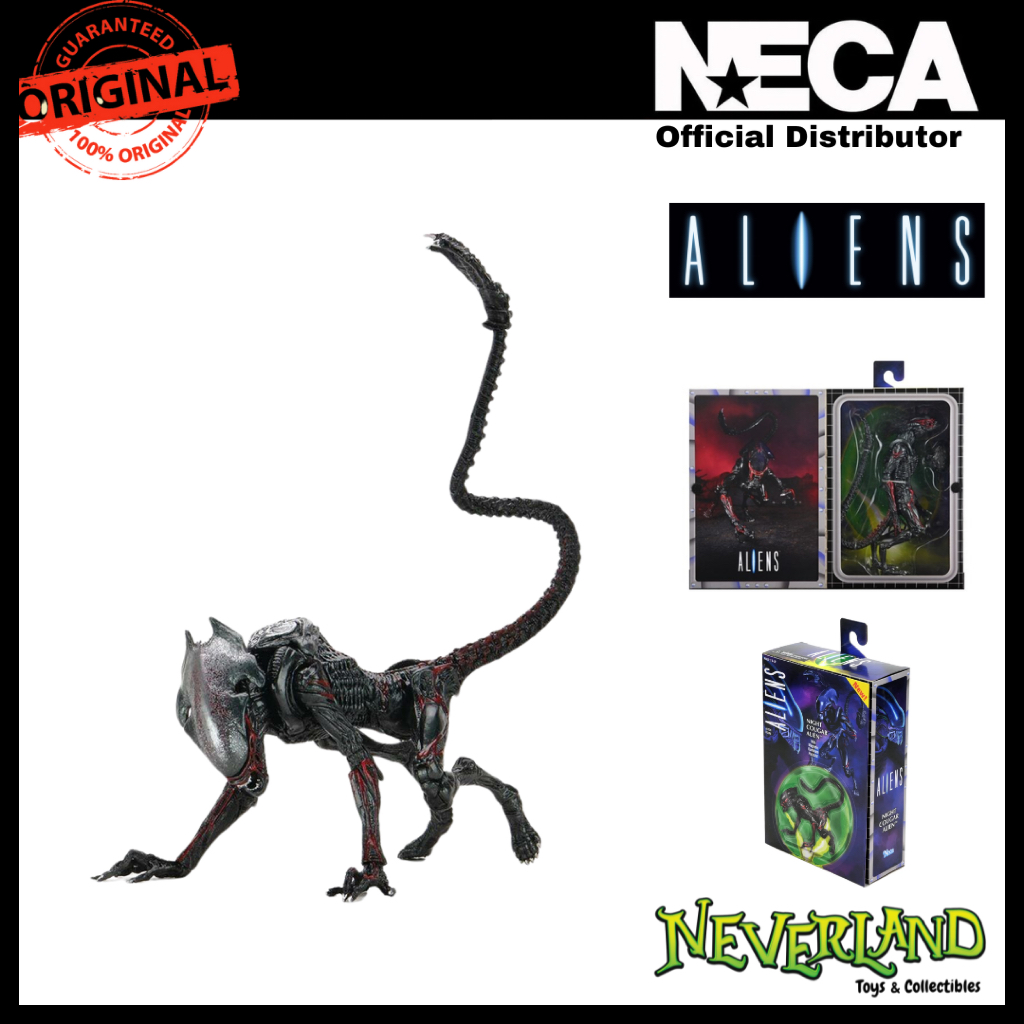 (NECA) Aliens Kenner Tribute Night Cougar Alien 7" Scale Action Figure