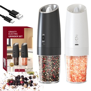 เครื่องบดพริกไทยไฟฟ้าเสฉวนพริกไทยผงเกลือทะเล การตรวจจับแรงโน…