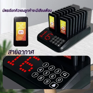 ระบบเรียกคิว แบบไร้สาย ระบบเรียกคิว เครื่องเรียกคิวไร้สาย 1-16
