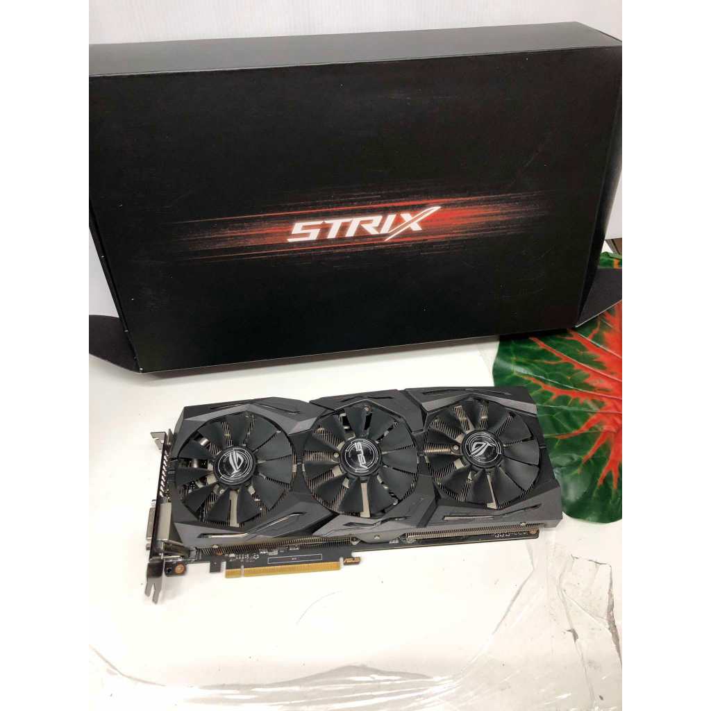 VGA ASUS ROG STRIX-GTX1060-O6G-GAMING ไม่มีกล่องนอก ใช้งานปกติ ไฟติดครบ ประกันร้าน