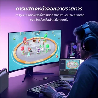 Idigital การ์ดจับภาพวิดีโอ Video Capture Card, Type C / USB3.0, 4K 60Hz, การบันทึกวิดีโอ, For Switch PS5 Camera แล็ปท็อป
