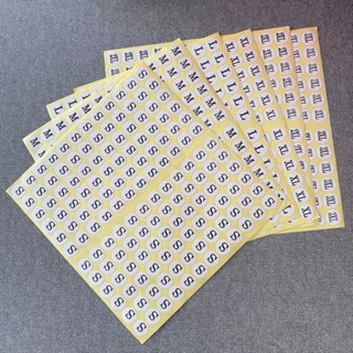 สติ๊กเกอร์ไซส์ S M L XL 2XL 3XL ขนาด15มม 144ดวง /แผ่น สติ๊กเ…