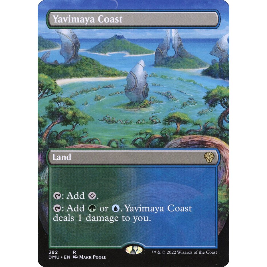 Yavimaya Coast 10E, DMU, ORI การ์ด Magic the Gathering [MTG] ของแท้