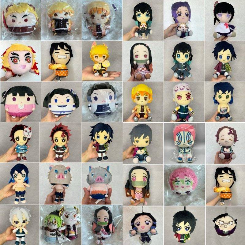 มีมากกว่าในภาพ+มีของแถมแถมจุกๆ ตุ๊กตา ฟุวะ ทันจิโร่ อากาสะ กิวทาโร่ ดาคิ เซนอิทสึ Yaiba Zenitsu Akasa Plush Fuwa ไยบะ