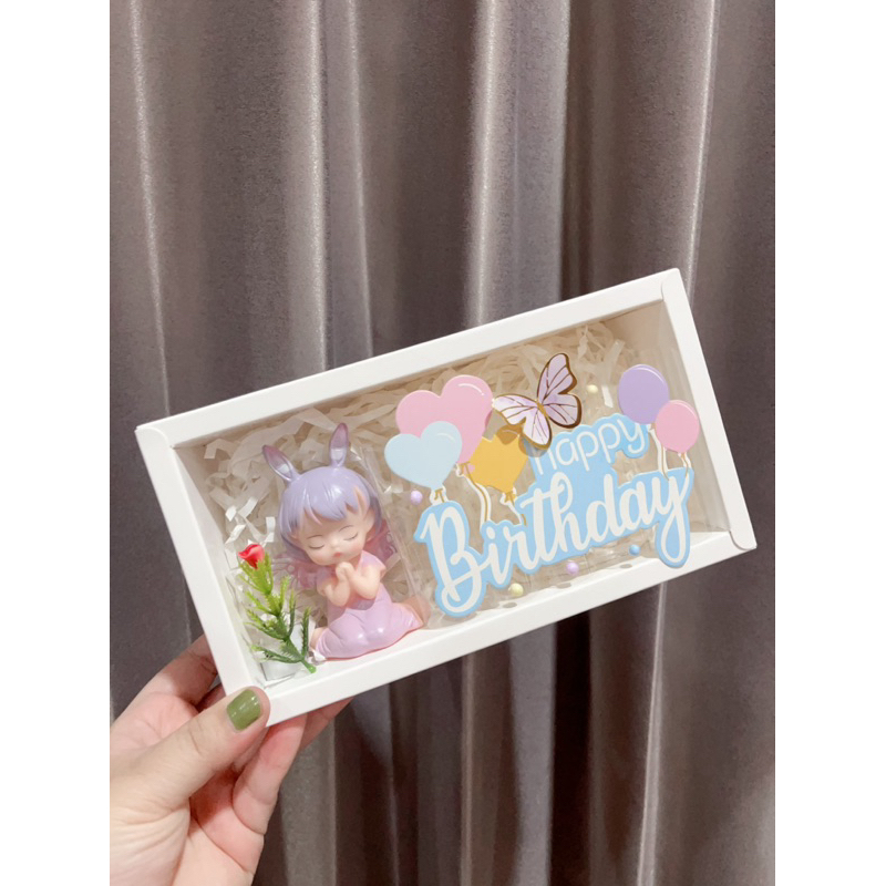 กล่อง Birthday ใส่ธนบัตร ได้ 5 ใบ มีไฟ มีตุ๊กตา