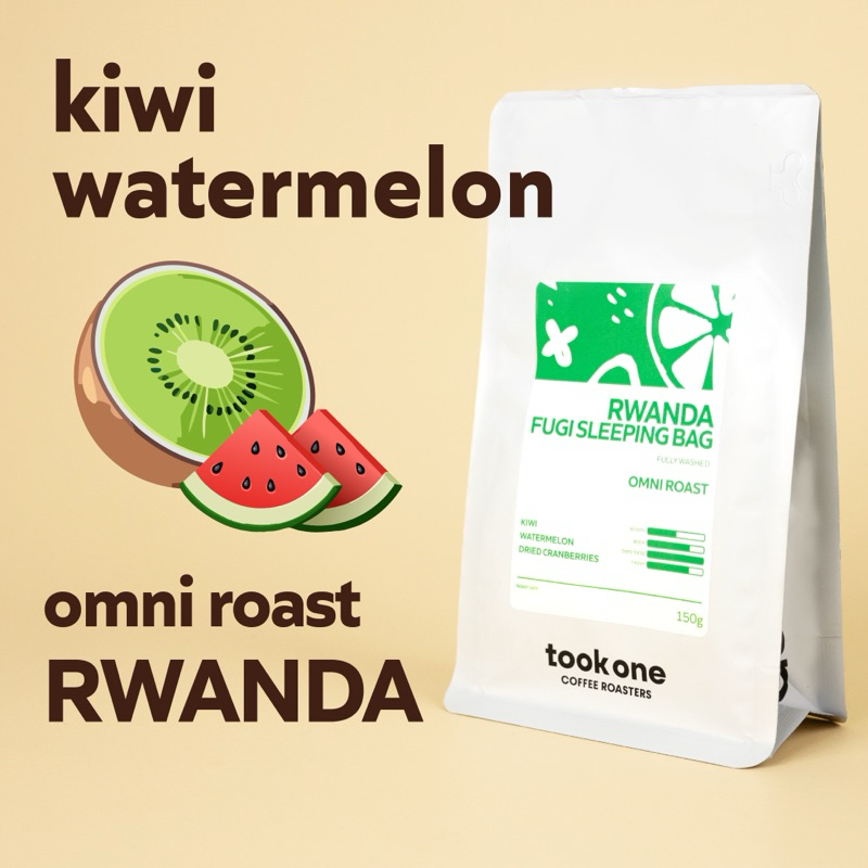 Tookone Coffee Rwanda Fugi Sleeping Bag, Natural Process เมล็ดกาแฟ 150g