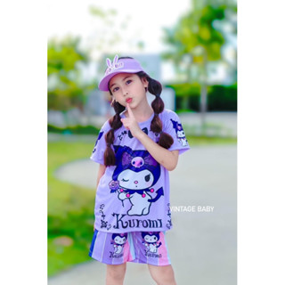 ชุดคุโรมิลูกสาวสีพาทเทล น่ารัก1-12ขวบ