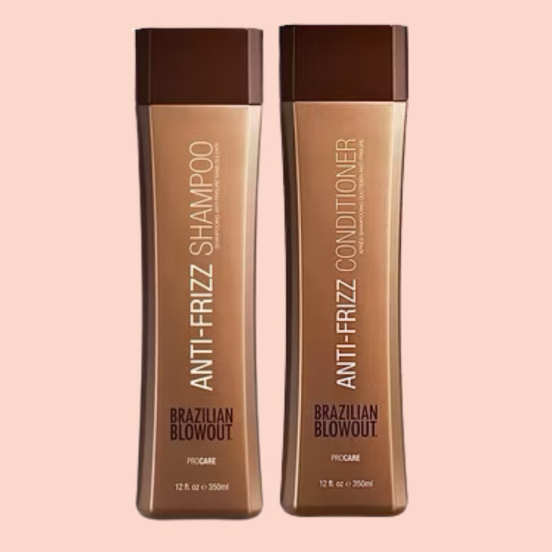 BRAZILIAN BLOWOUT ANTI FRIZZ SHAMPOO CONDITIONER 350 ML. เติมเคราตินให้เส้นผม ปราศจากสารซัลเฟต