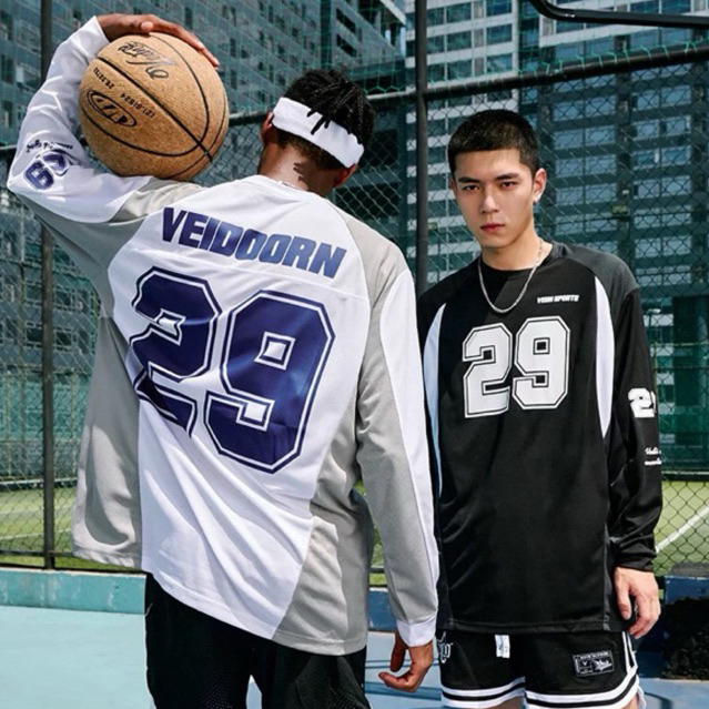 พร้อมส่ง⚡️ VEIDOORN เสื้อเล่นบาส  เสื้อกีฬาแขนยาว เสื้อออกกำลังกาย รุ่น 29 🏀