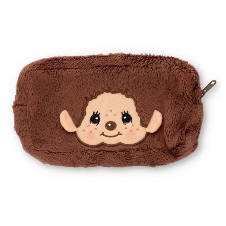 [Monchhichi] Square Pouch (มอนชิชิคุง) ประมาณ สูง 11 x กว้าง 20 x ลึก 5.5 ซม.