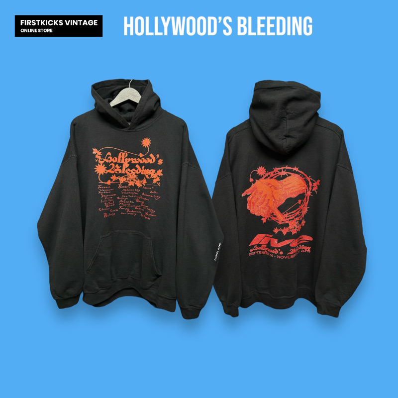 Post Malone Hollywood Bleeding Tour Hoodie Size XL