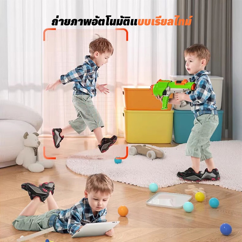 กล้องโทรวิดีโอสองทาง 4K HD ผู้ดูแลบ้านมินิกล้องวงจรปิดเฝ้าระวัง WIFI สมาร์ทอินฟราเรดคืนวิสัยทัศน์มือถือติดตาม IP กล้อง