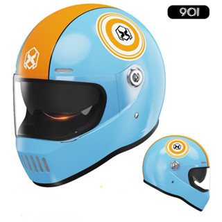 901GW หมวกกันน๊อคเต็มใบ ออกแบบกระจก 2ชั้น กันแสงสะท้อน รถจัก…