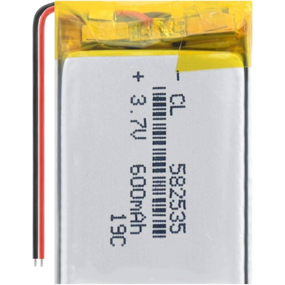 Battery Li-Polymer เบอร์ 582535 3.7V 600mAh (2 Lines) (2268)