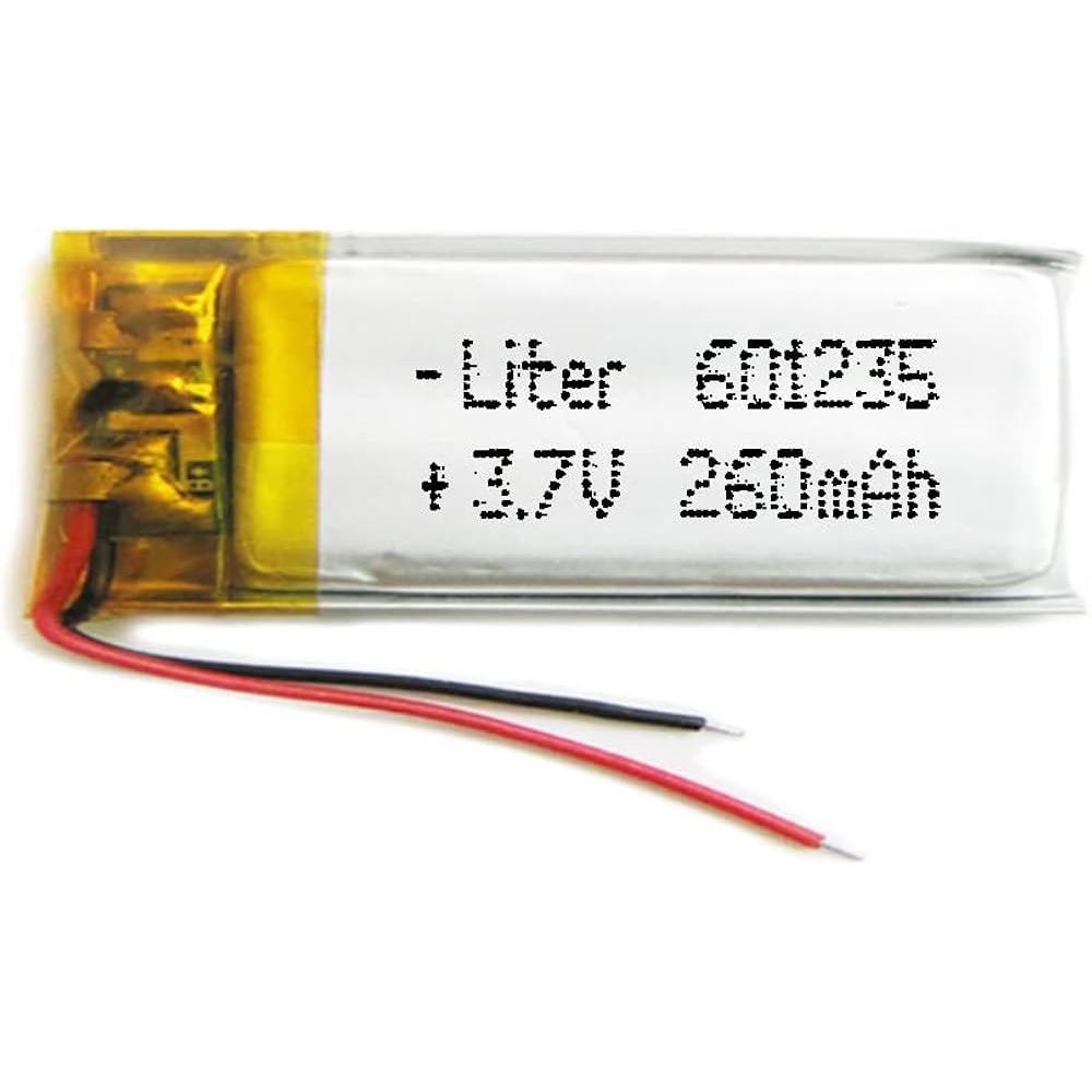 Battery Li-Polymer เบอร์ 601235 3.7V 250mAh (2270)