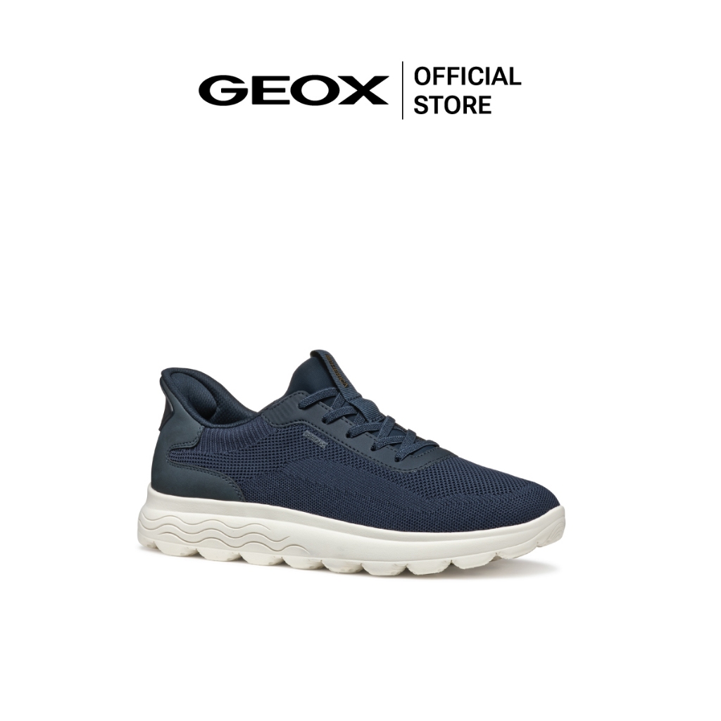 GEOX รองเท้าผ้าใบผู้ชาย รุ่น U SPHERICA PLUS - NAVY SS25 (U55MPAC4002M_S5BLXX)