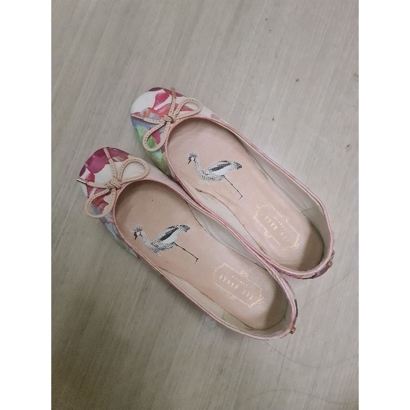 รองเท้า Ted Baker Women's Charee Floral Print  Ballet (Size 38)