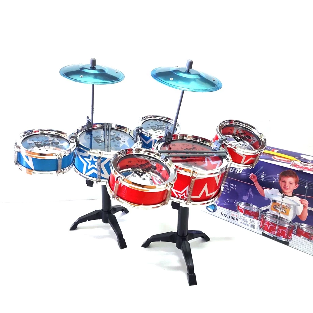 Drum Set ชุดกลองของเด็กเล่น พร้อมอุปกรณ์