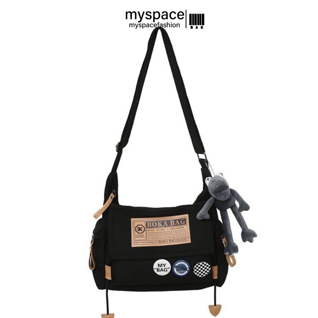 myspacefashion(MY1884) กระเป๋าสะพายข้างBOKA BAG