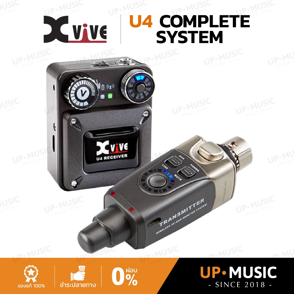 ไวเลสหูฟังอินเอียร์มอนิเตอร์ Xvive U45