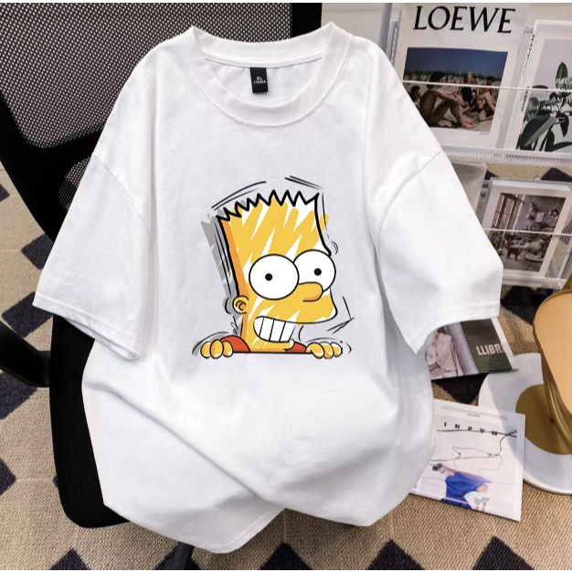 เสื้อยืดลายน่ารัก เนื้อผ้าคอตตอลแท้ CM102   สีไม่ตกเนื้อผ้าดี ตัดเย็บดี