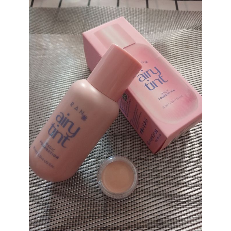 RAN Airy Tint Magic Foundation (แบ่งขาย)รองพื้นน้ำแร่ รันแอรี่ ทิ้นท์ เมจิก ฟาว์นเดชั่น  >>>ของแท้<<