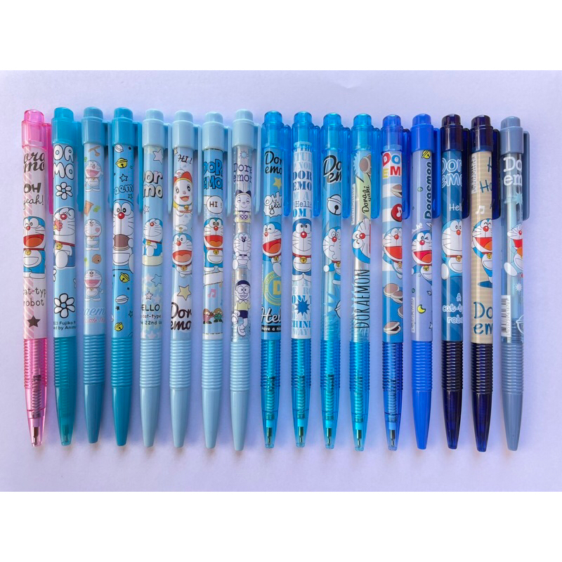 ปากกาลายการ์ตูน DORAEMON โดราเอม่อน ขนาดหัว 0.38 มม. หมึกสีน้ำเงิน ***เลือกลายได้*** โดราเอม่อน