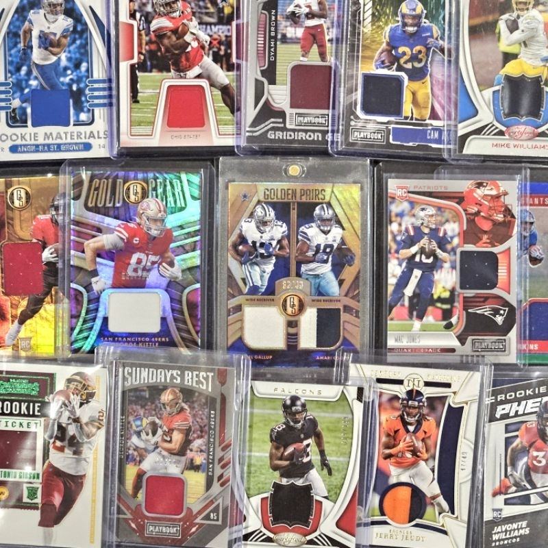 การ์ด ชิ้นเสื้อ NFL Patch