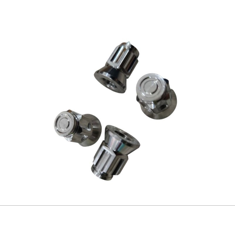 ชุดน็อตฝาสูบ Wave125 Mio Msx หัวเฟือง เบอร์12 จำนวน4ตัว โรงงานไทย งานดี มอเตอร์ไซค์ Motorcycle