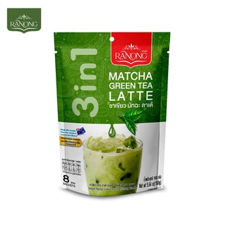 Ranong Tea 3in1 Matcha Latte เรนองที 3in1 มัทฉะลาเต้ 8 ซอง 160 ก.
