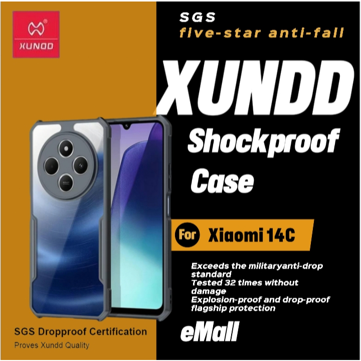 Xundd เคส ใช้สำหรับ Redmi 13C Redmi 14C Redmi 15C Poco C65 Case Poco C75 Poco C85 เคสป้องกันการกันกระแทก